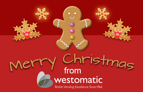 Merry Christmas blog from westomatic with Gingerbread man